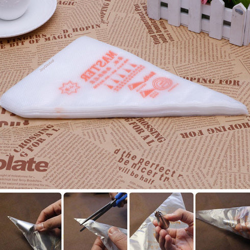 Disposable Icing Piping Cake Cream Bag Cream Piping Bags - Temu