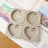 Silicone Round & Scalloped Heart Aromatherapy Mould