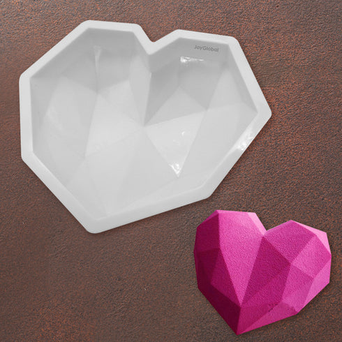 Silicone Diamond Heart Entremet Mould