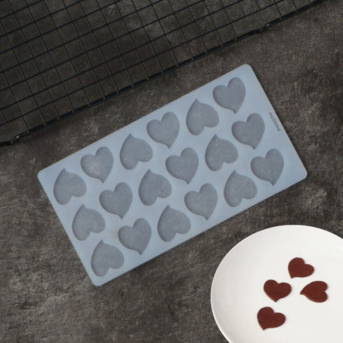 Silicone Multiple Hearts Garnishing Mould