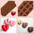 Silicone Diamond Heart Mould - 15 Cavities