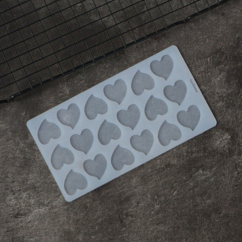 Silicone Multiple Hearts Garnishing Mould