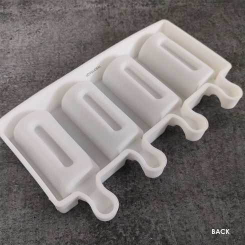 Silicone Ice Cream Popsicle Mould - 4 Cavity