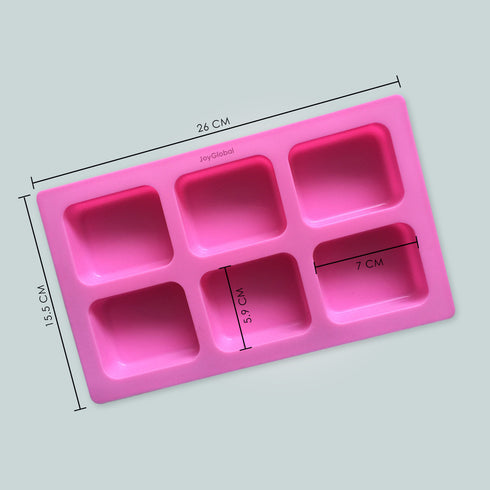Silicone Rectangle Mould - Approx. 90 Grams