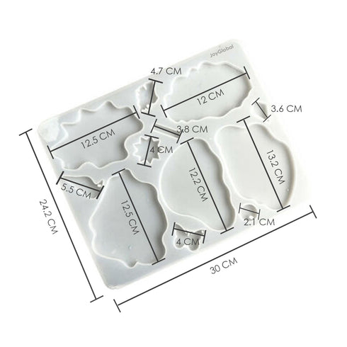 Silicone Coaster Resin Mould