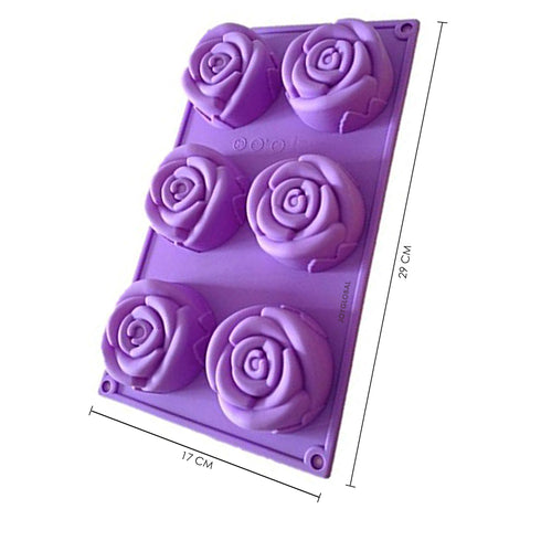 Silicone Rose Mould - 100 Grams